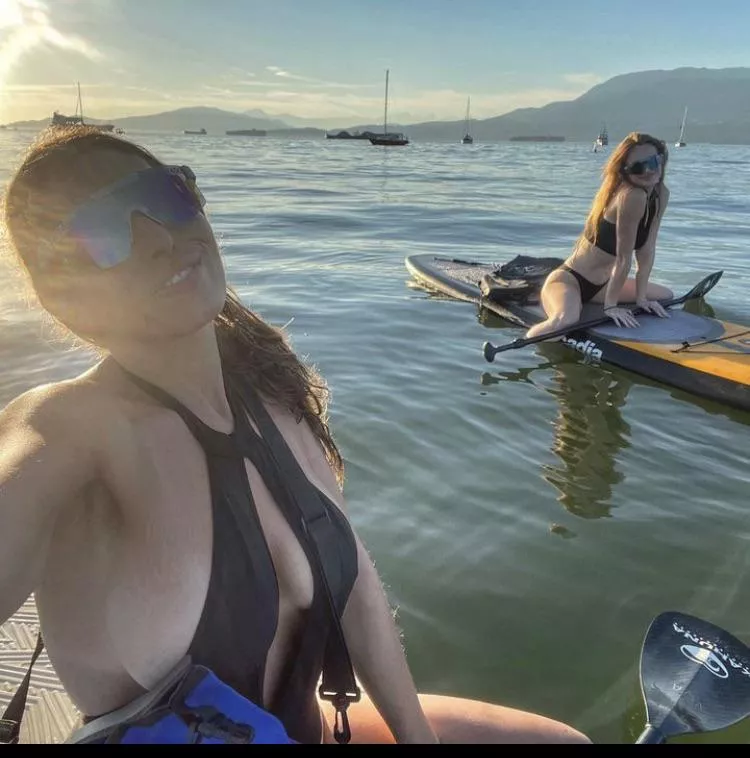 Paddle boarding in BC