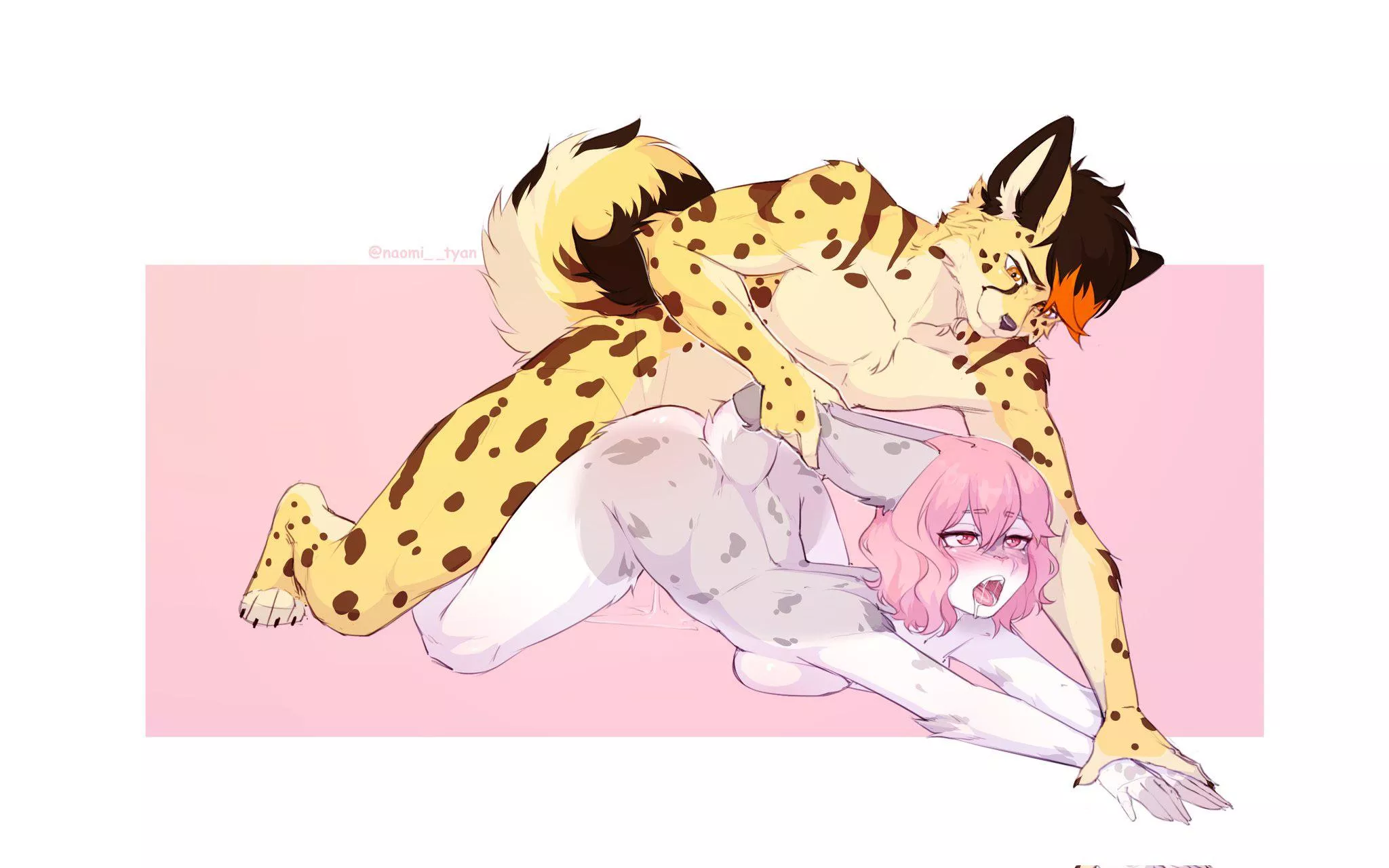 Pulling her Ears [MF] (Naomi-Tyan)