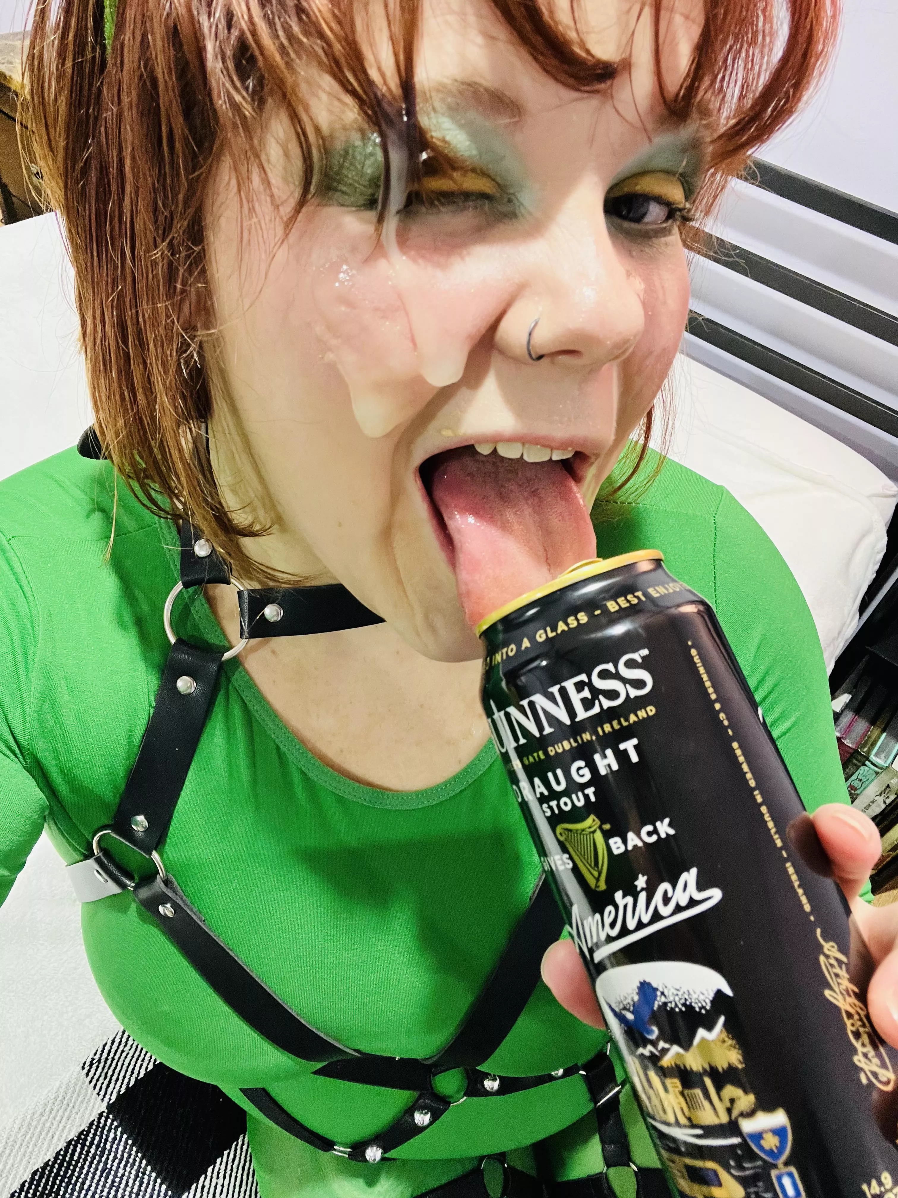 The shillelagh left my face a mess