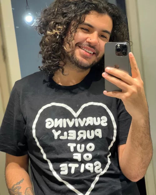 The shirt says it all