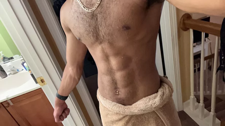 They always pop out after a hot shower