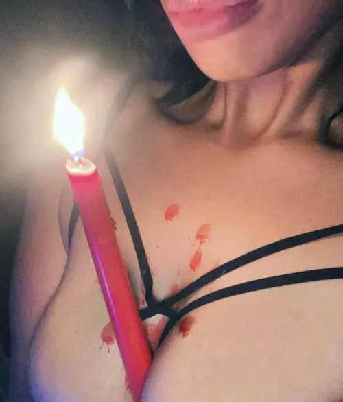This Domme likes a little fire and wax…. (Op/f)