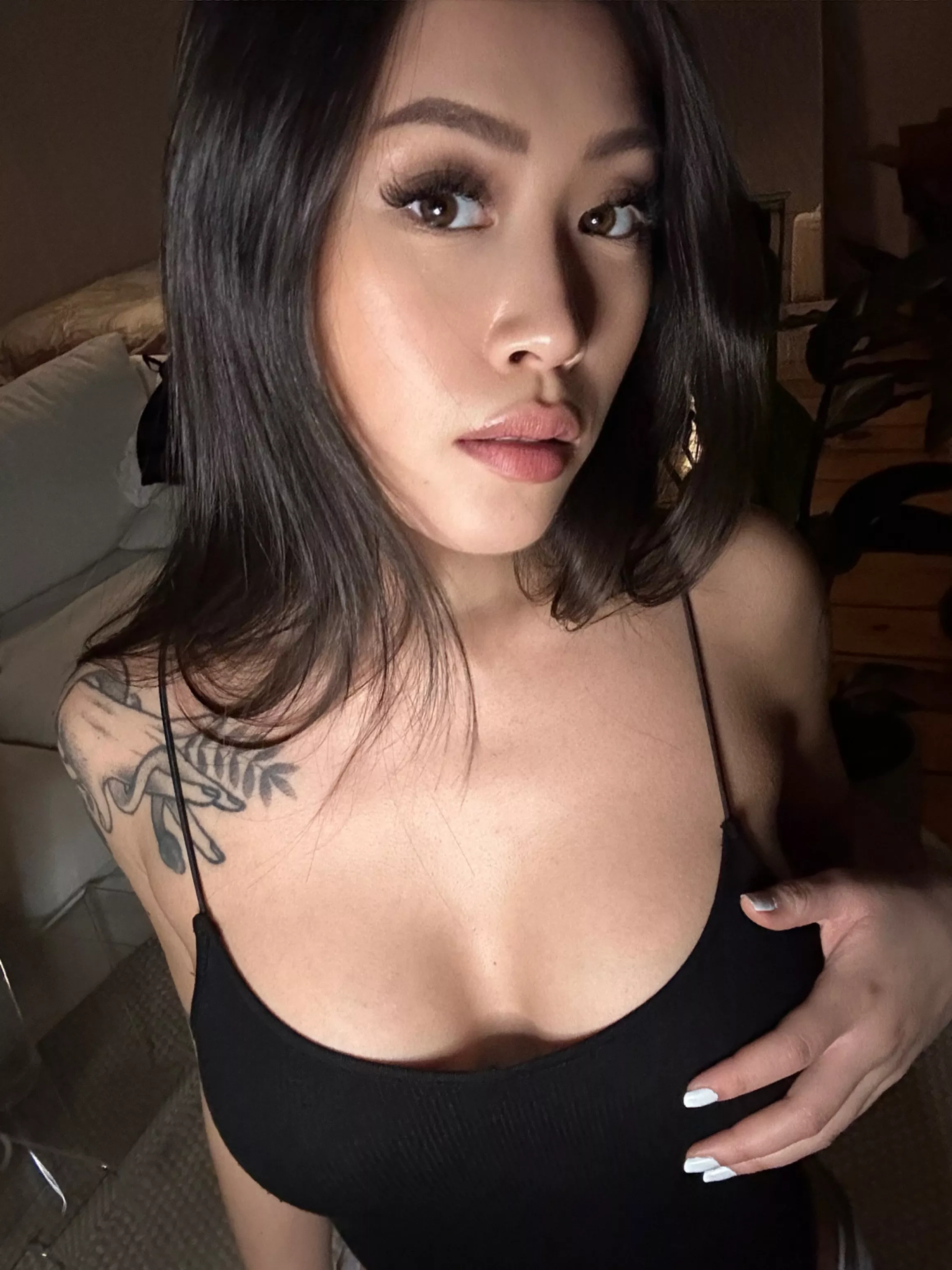 Will you touch me right here, please?