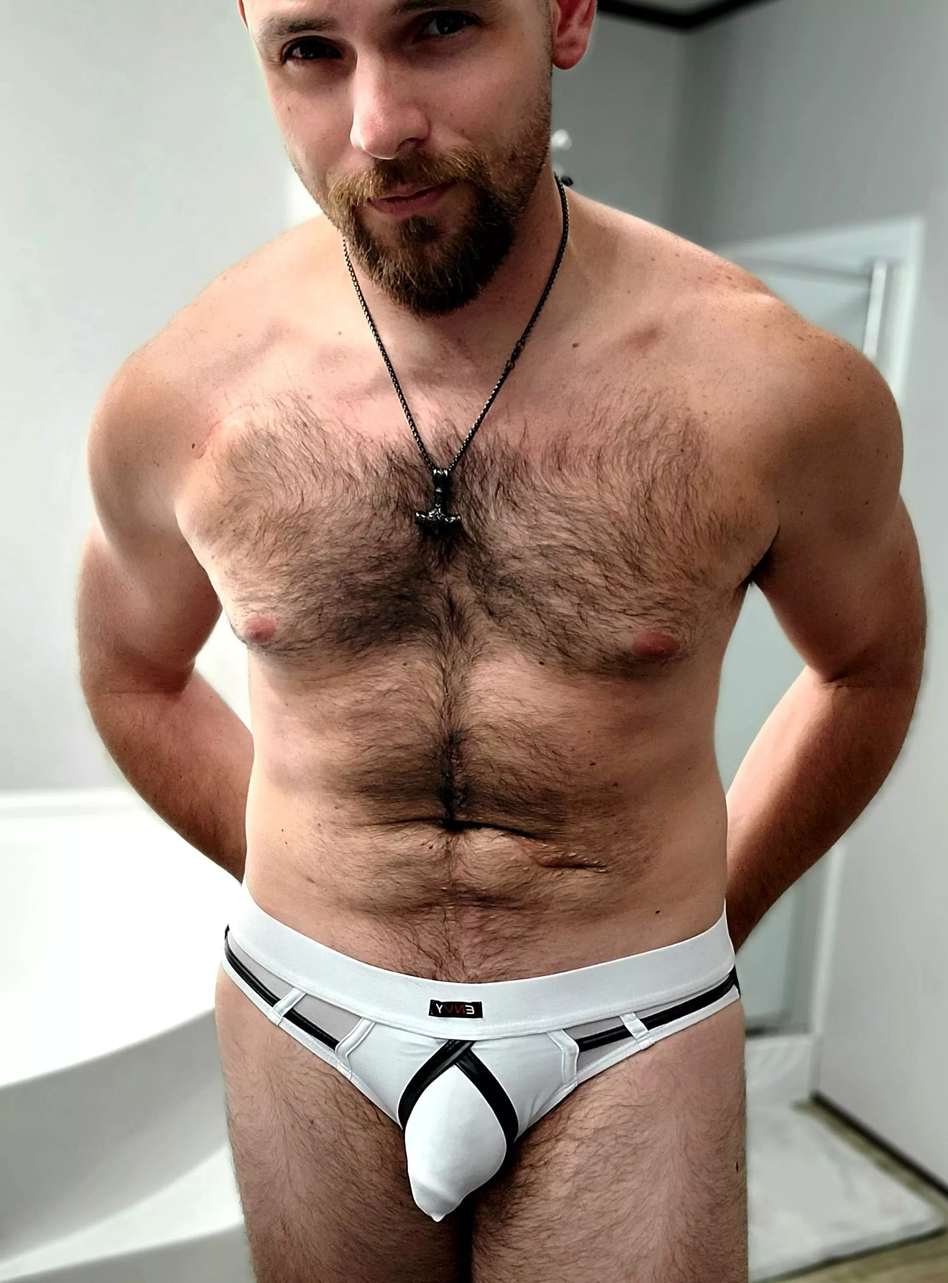 You should see the back.