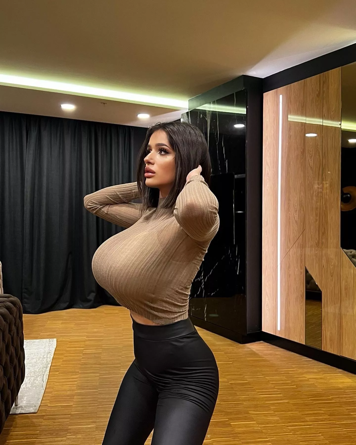 Bigger than her head