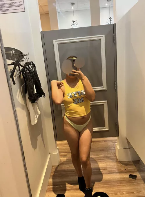 Changing rooms are my favorite place to take pics (;