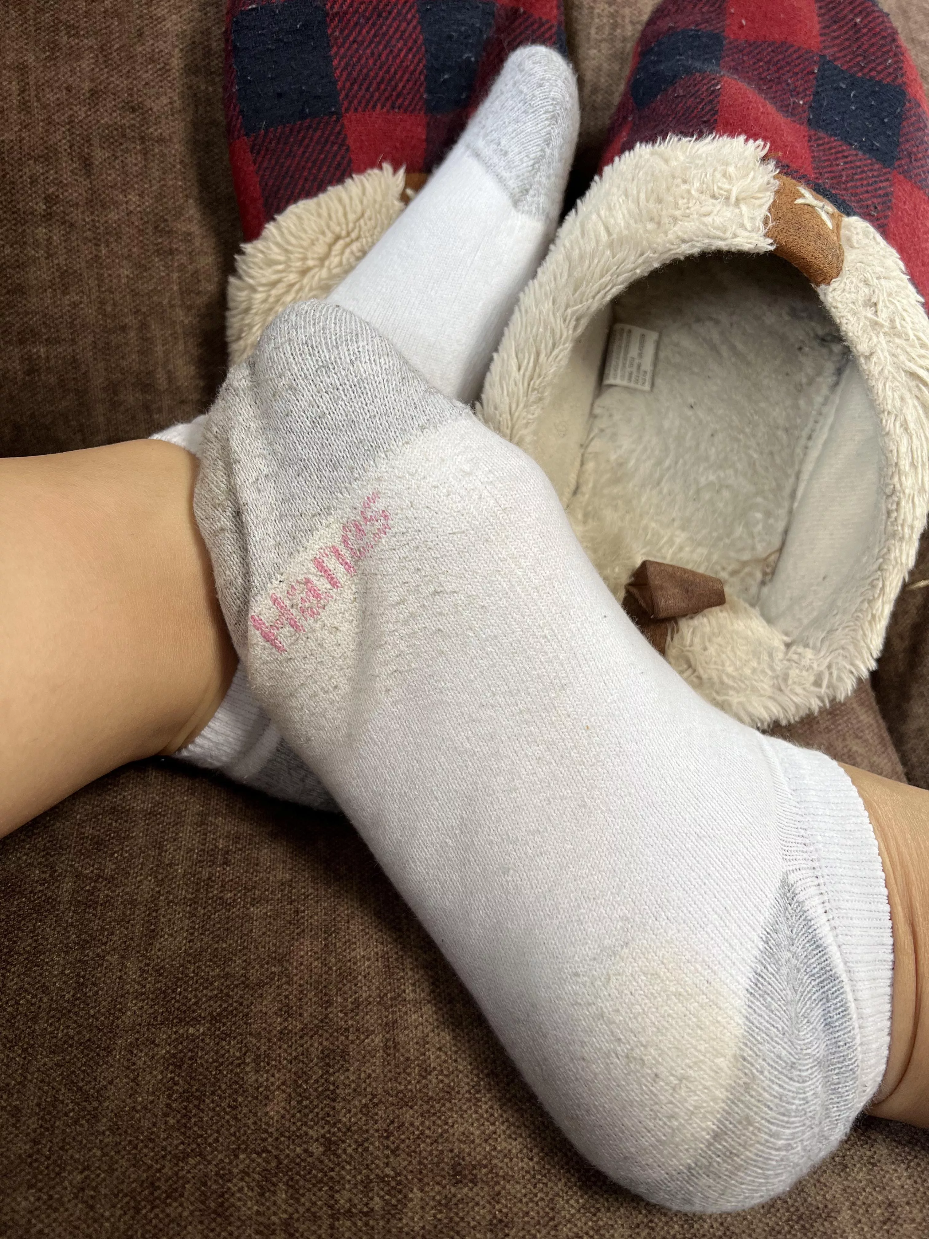 Day 2 of dirtying up my cute white socks