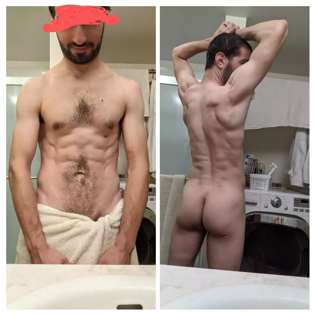 Feeling good after a hard workout [M].