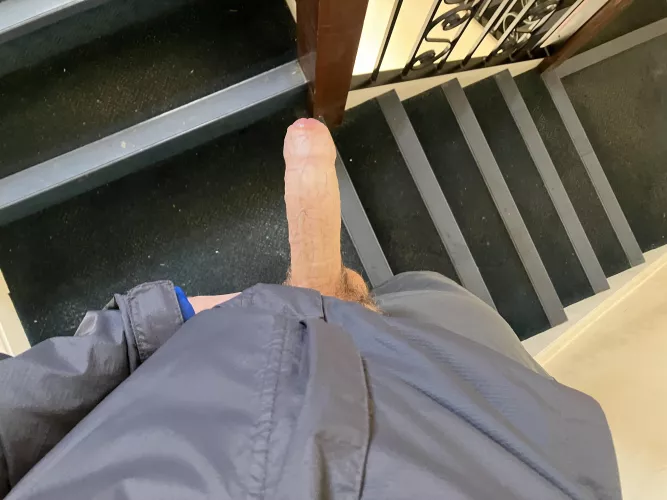 Hope the neighbours don’t mind me painting the stairwell