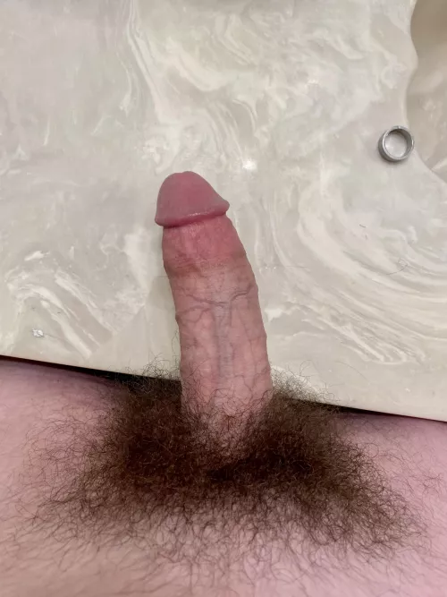 Just before I shower