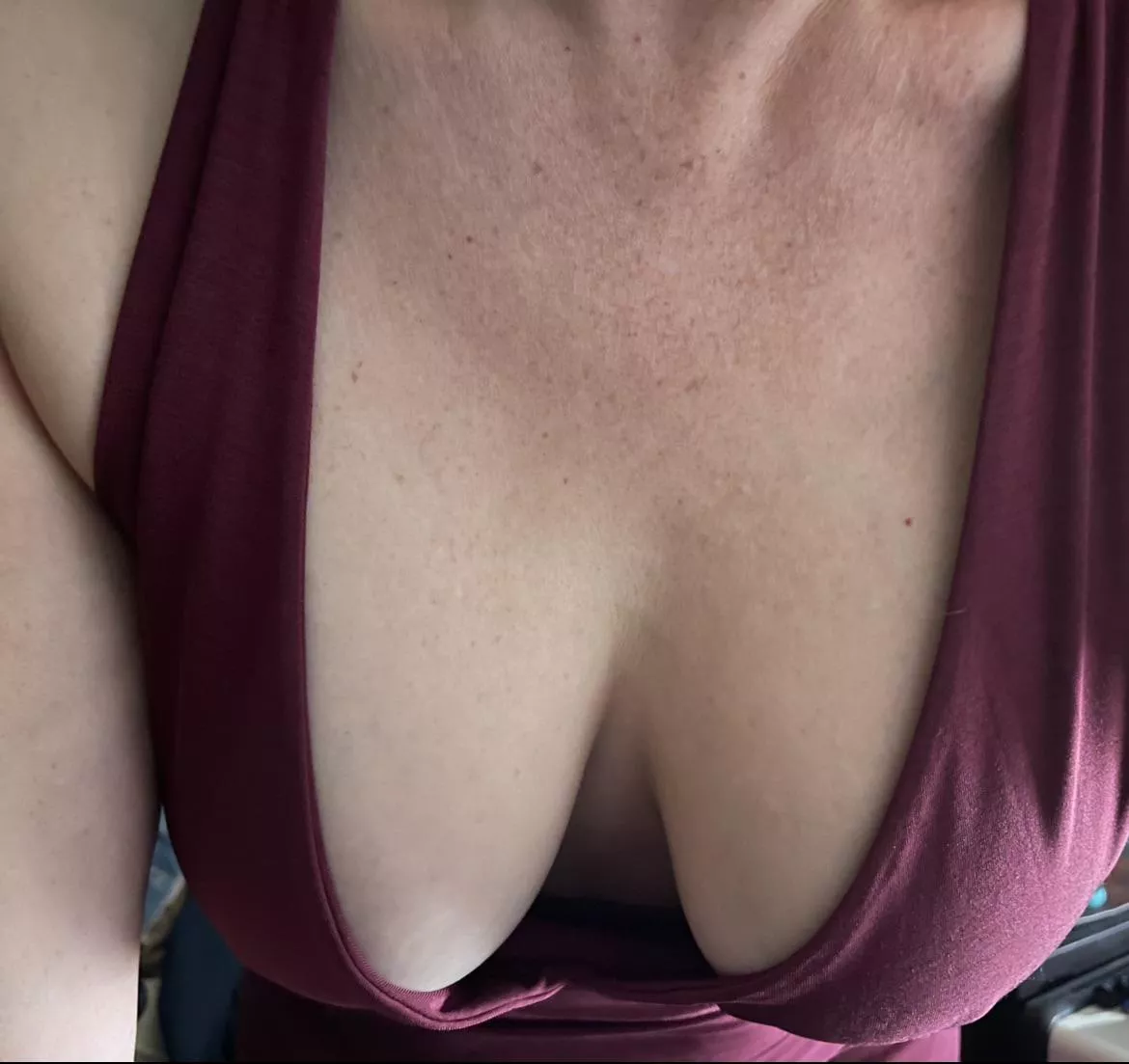 My eyes are up here. Something catch your eye?