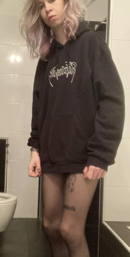 Oh tights and tattoo are great :3