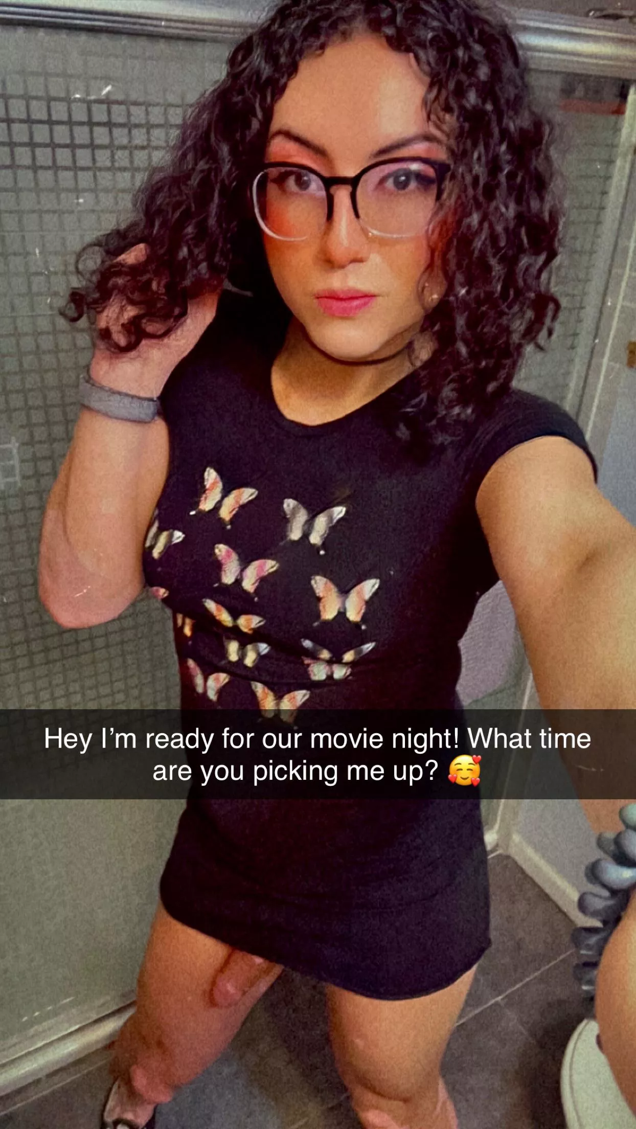 Oops! I accidentally send you this before our first date! 😳 Are you still picking me up? 🙈