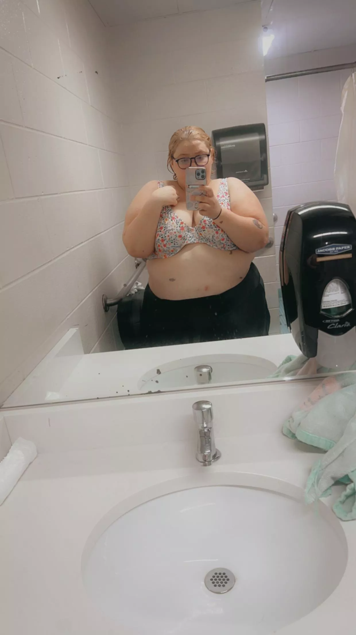 Post work-out swim ☺️