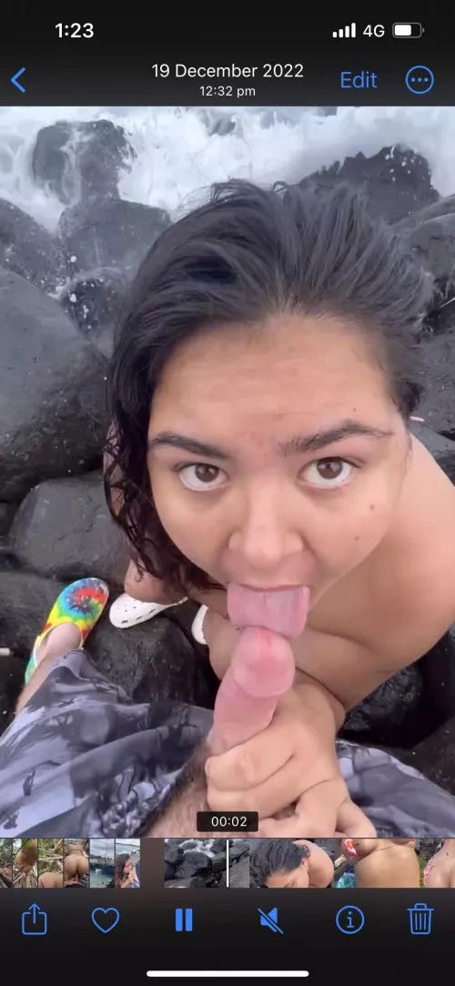 Public beach sex