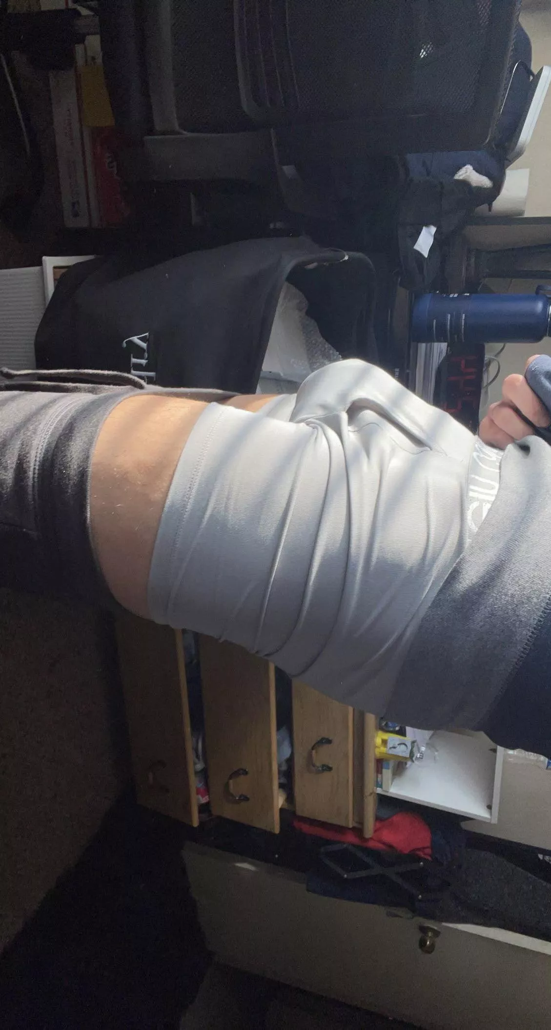 really sweaty after a workout 🏋️‍♂️💦