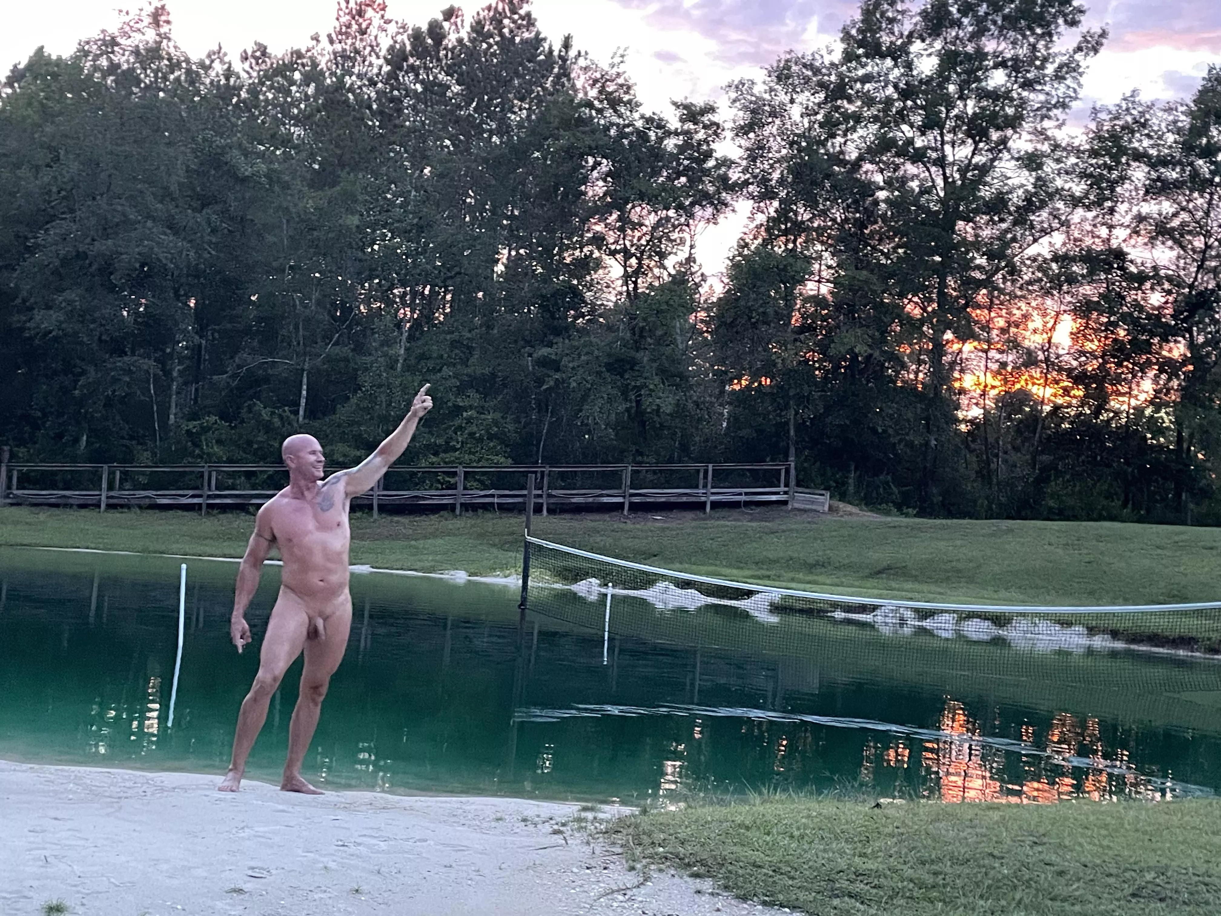 Relaxing by the lagoon!!!