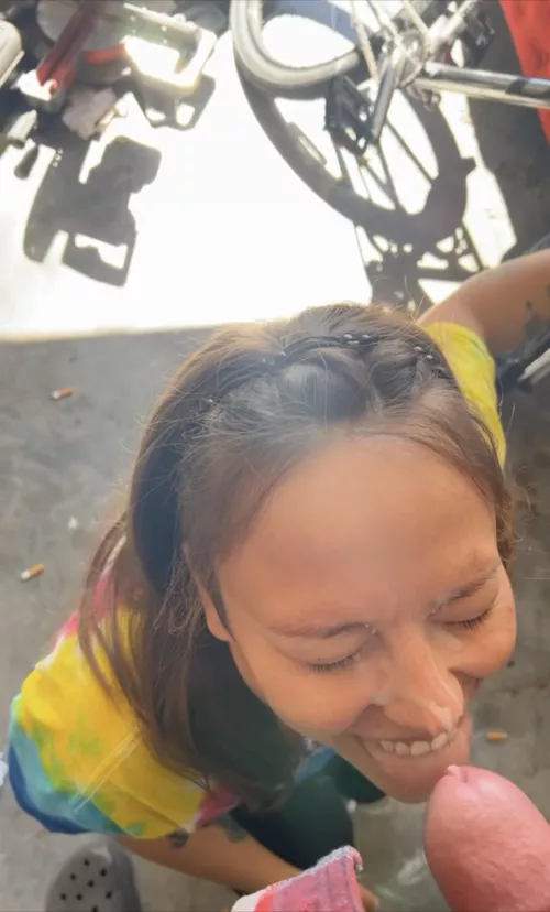 She loves a good facial