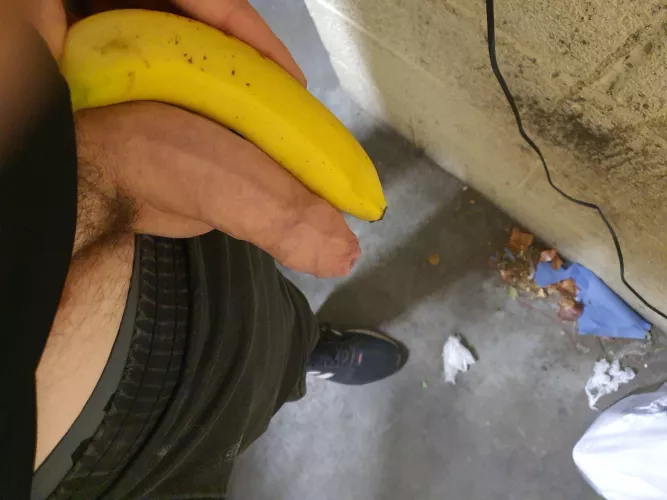 softie with a banana