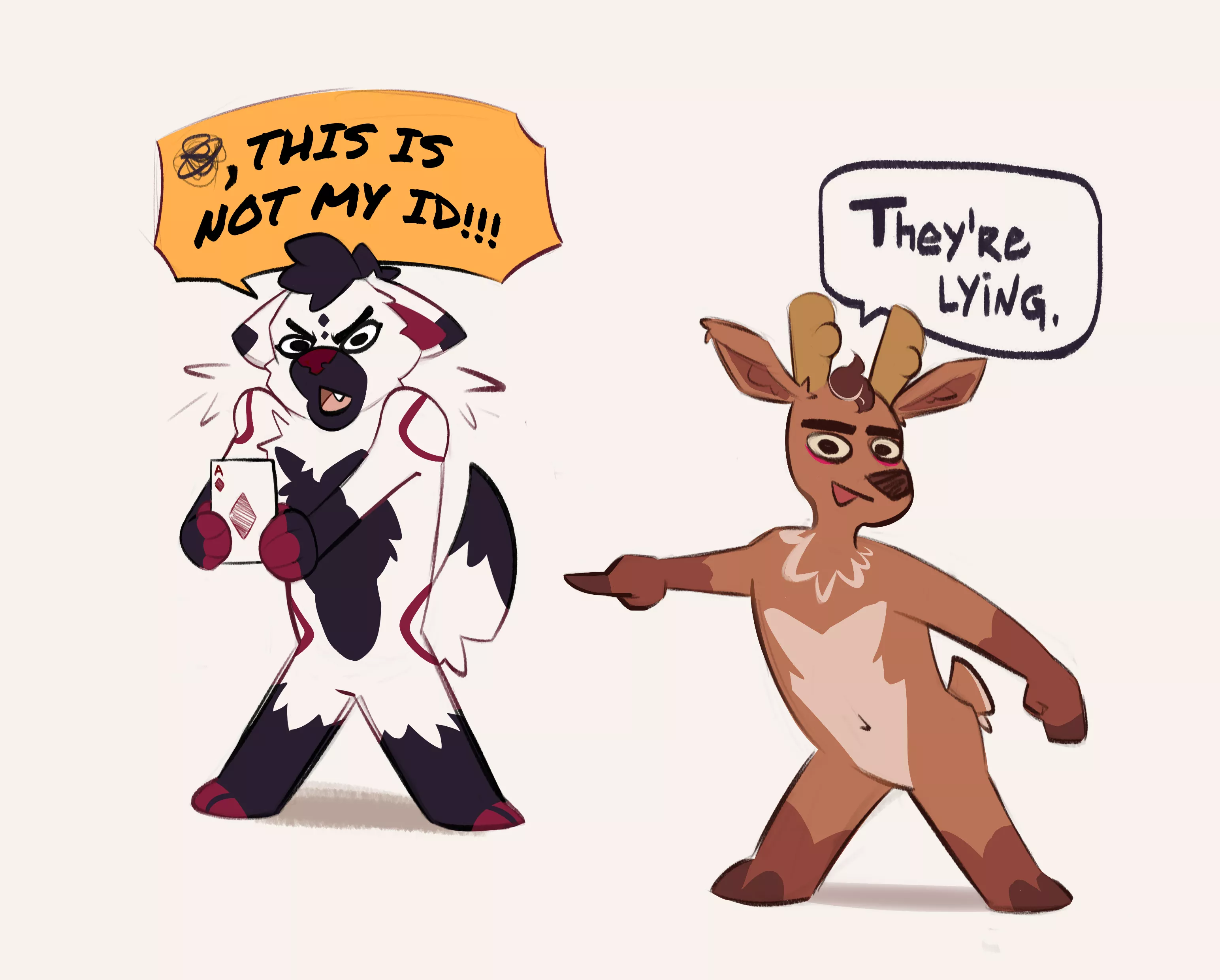 That's totally their ID LMAO (Chibi Sketch for Misha-Fox, Art by me)