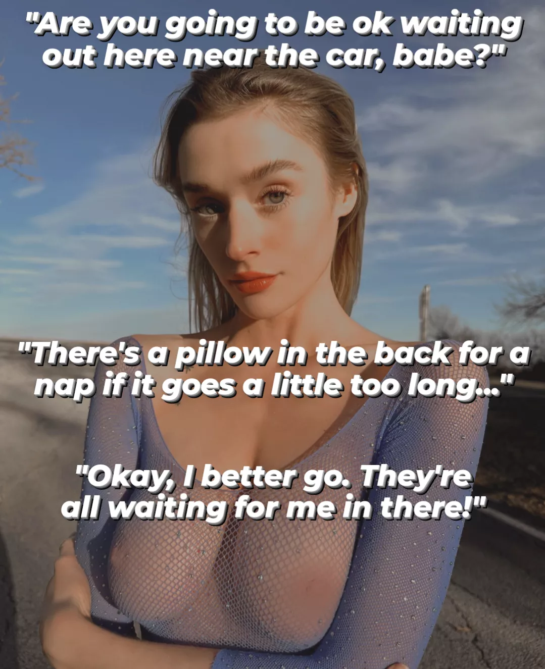 They're all waiting...