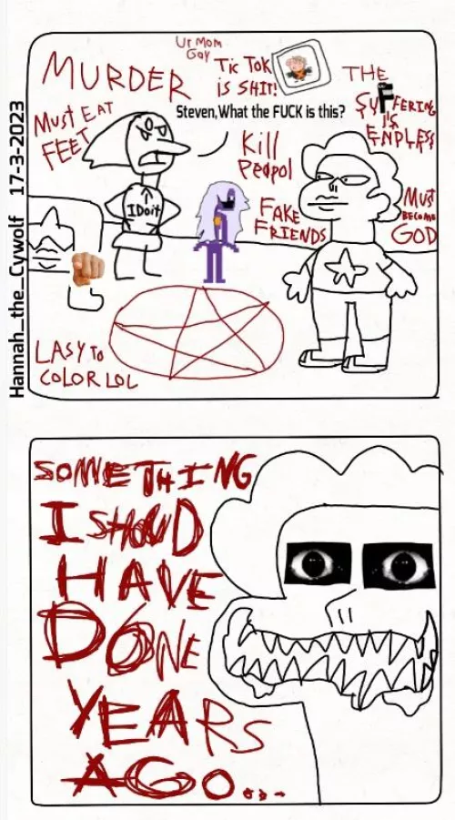 This is an ACTUAL dream i had based off this (Original post got deleted on r/stevenuniverse due to 