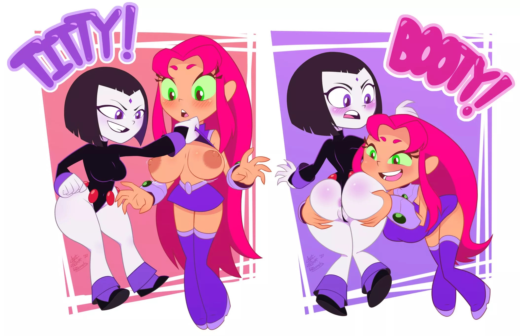 Titty VS Booty (CaptJerkpants)