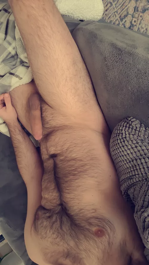 Visiting family and finally got a chance to be alone so of course I must get naked