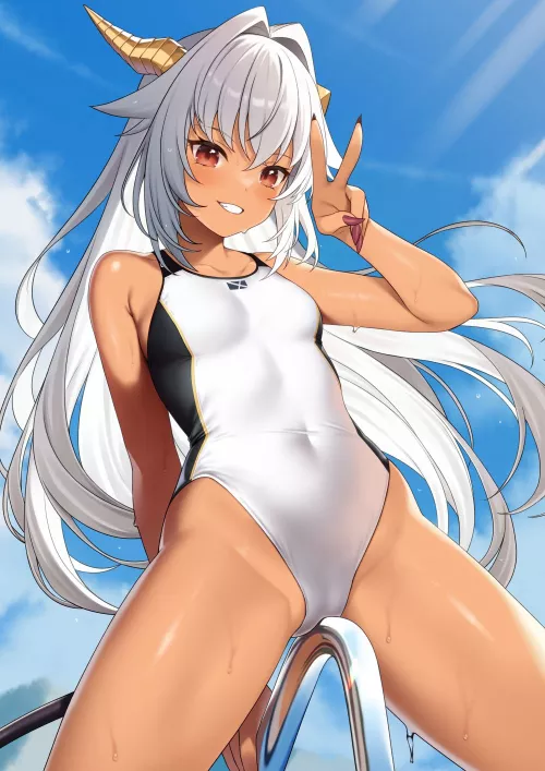 White Swimsuit