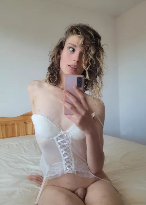 Would you take this thing off me and fuck me on the bed if I asked politely? 😇 💕