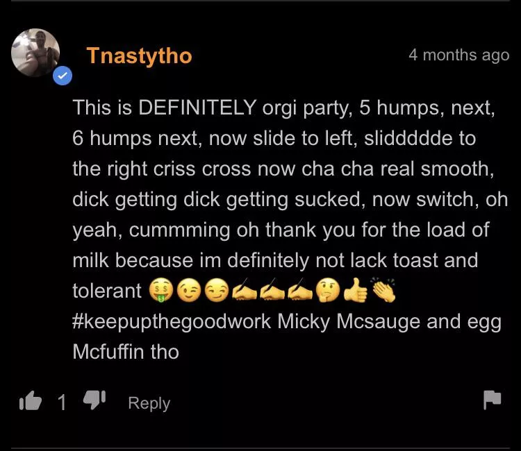 Yeah definitely not lack toast and tolerant