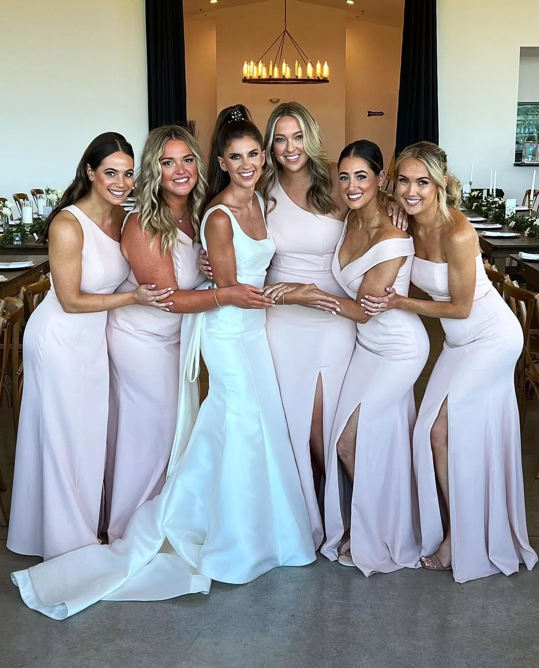 Bride and Bridesmaids