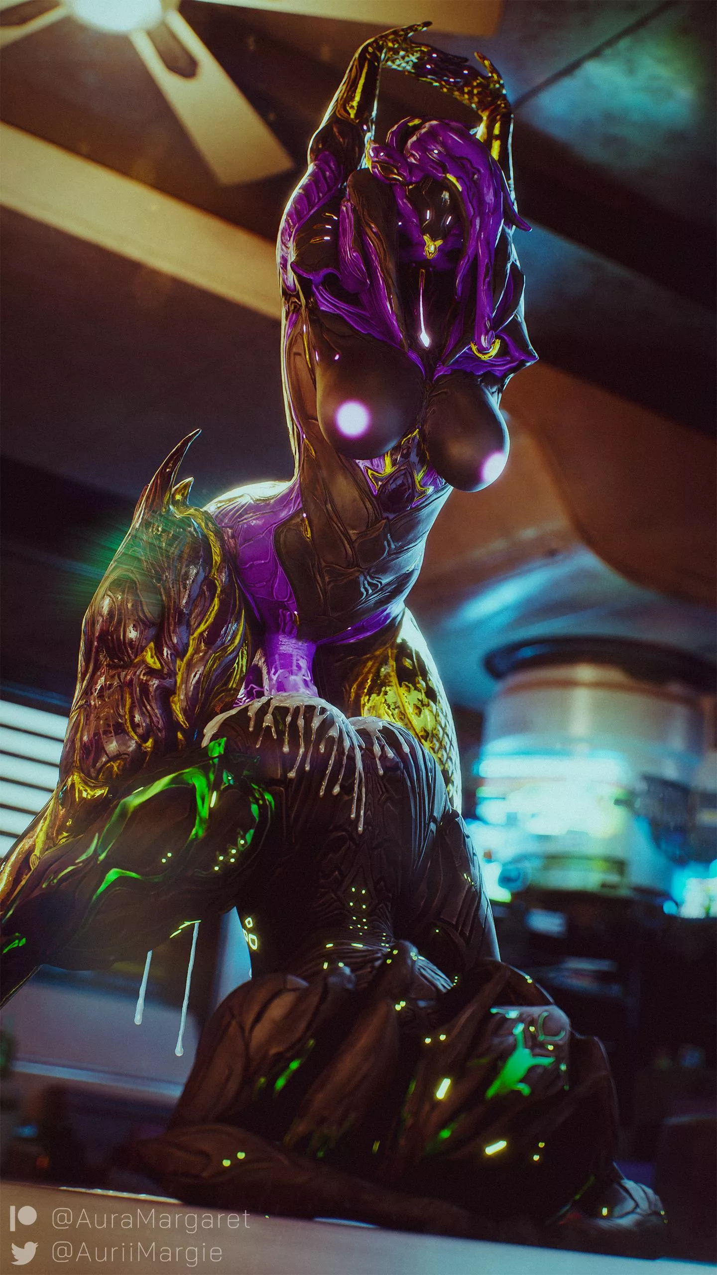 (futa) [Saryn OC] x [Saryn OC] - Lust from Above