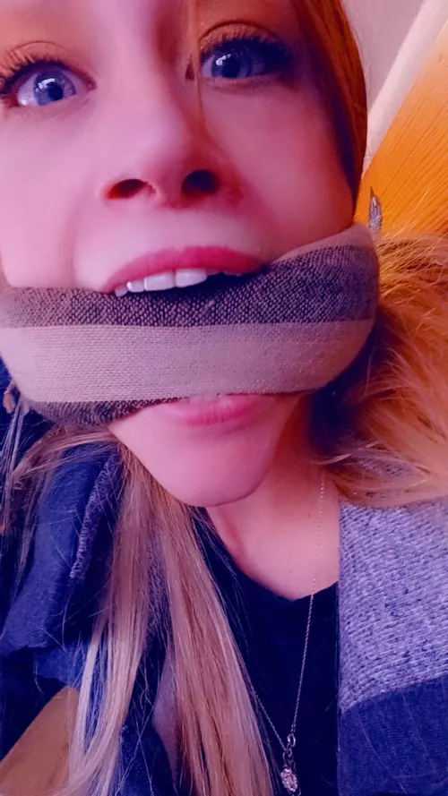 Gagged so tight!