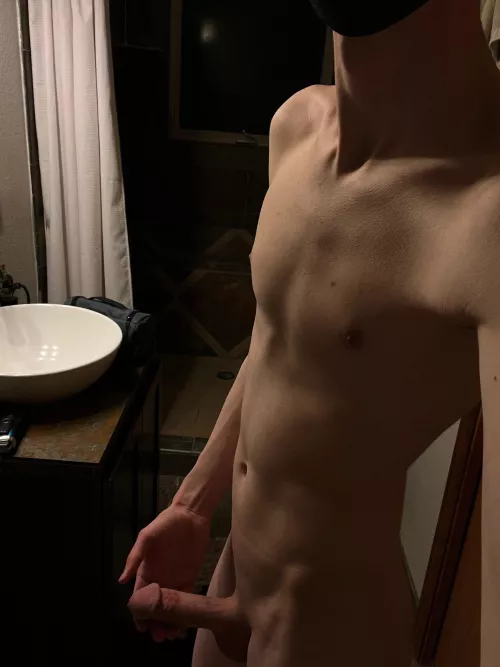 Getting ready for a shower