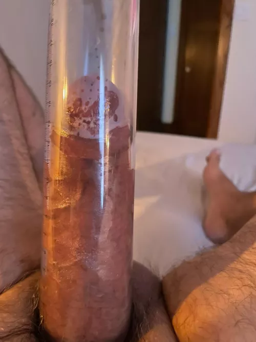 Girth packing the tube. Feels so damn good!