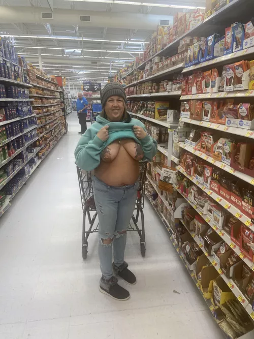 Having fun while shopping