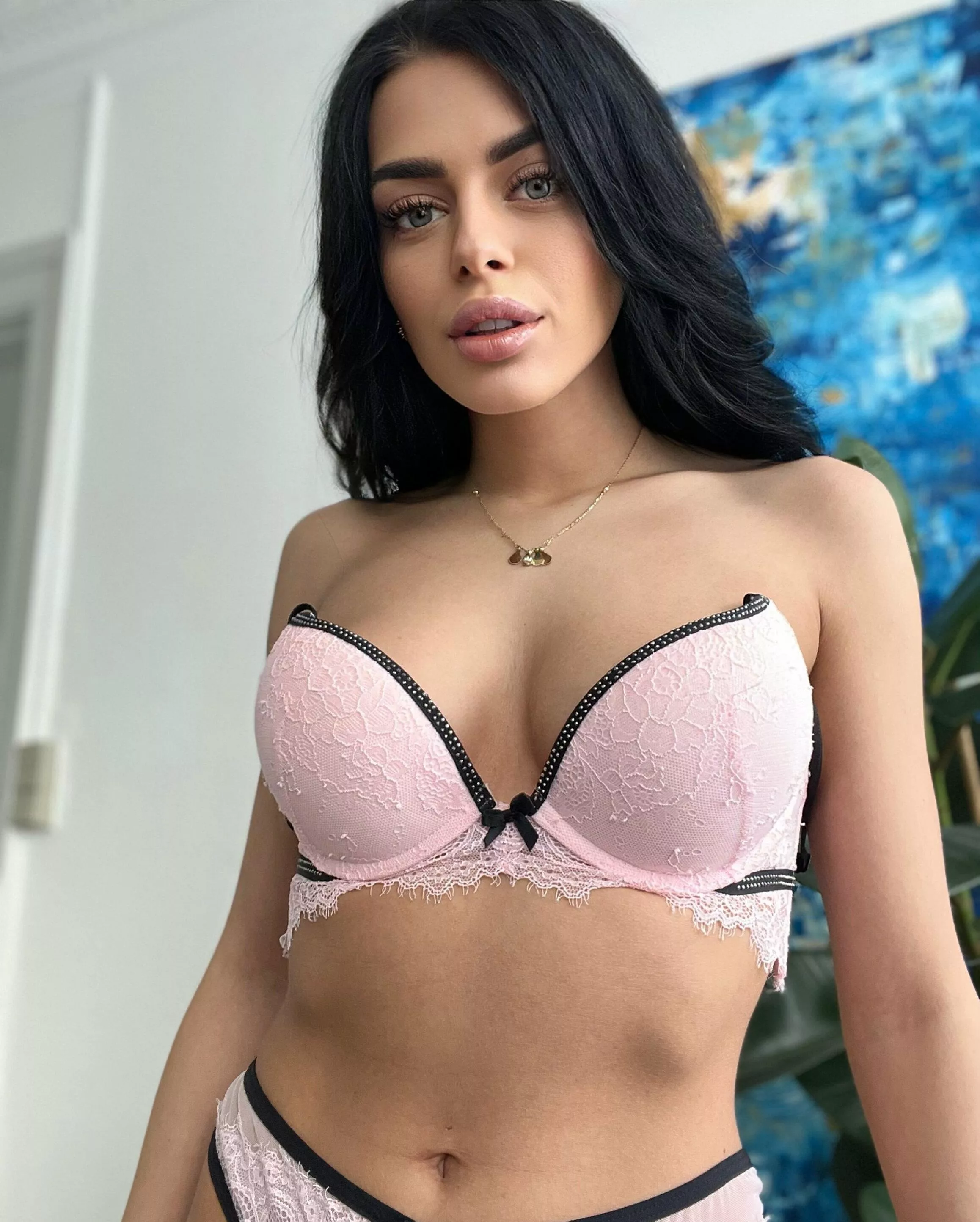 Horny girl in sexy pose