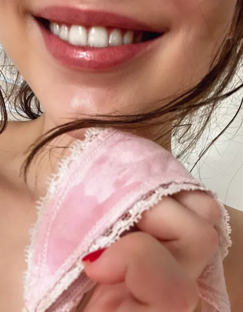 I got a little too wet I had to change my panties