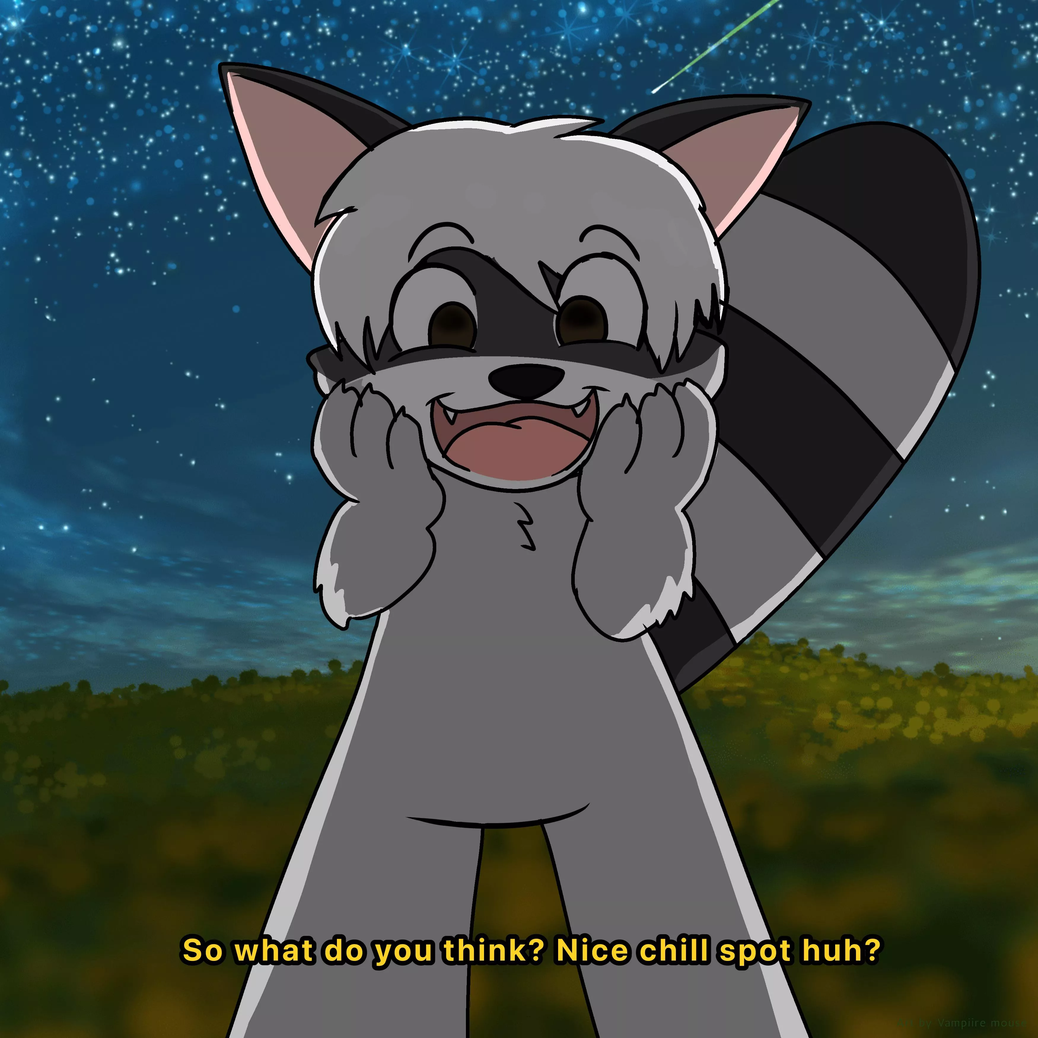 I missed you guys >.< 😭🦝💫🖤