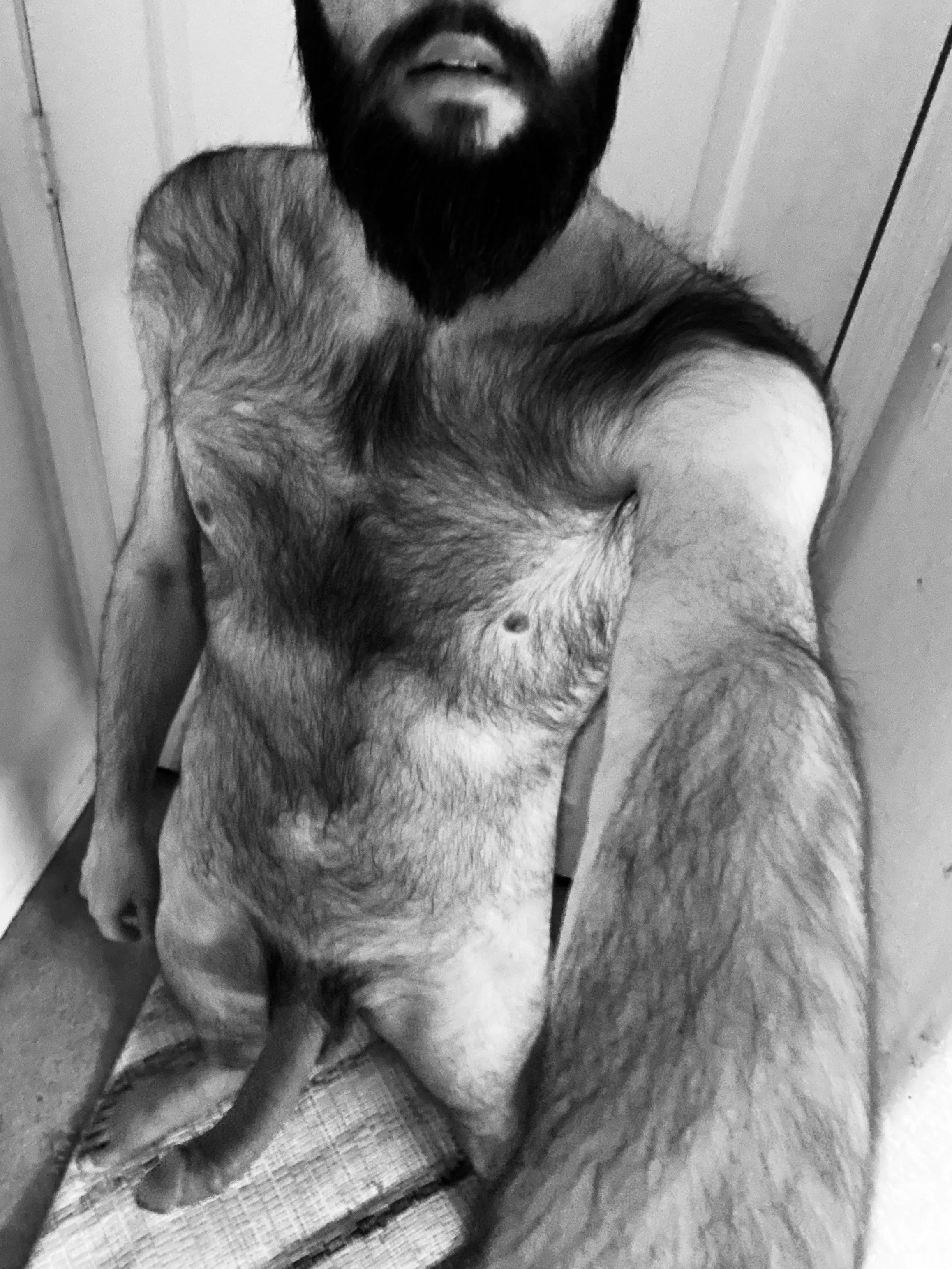 Insanely hairy manly men