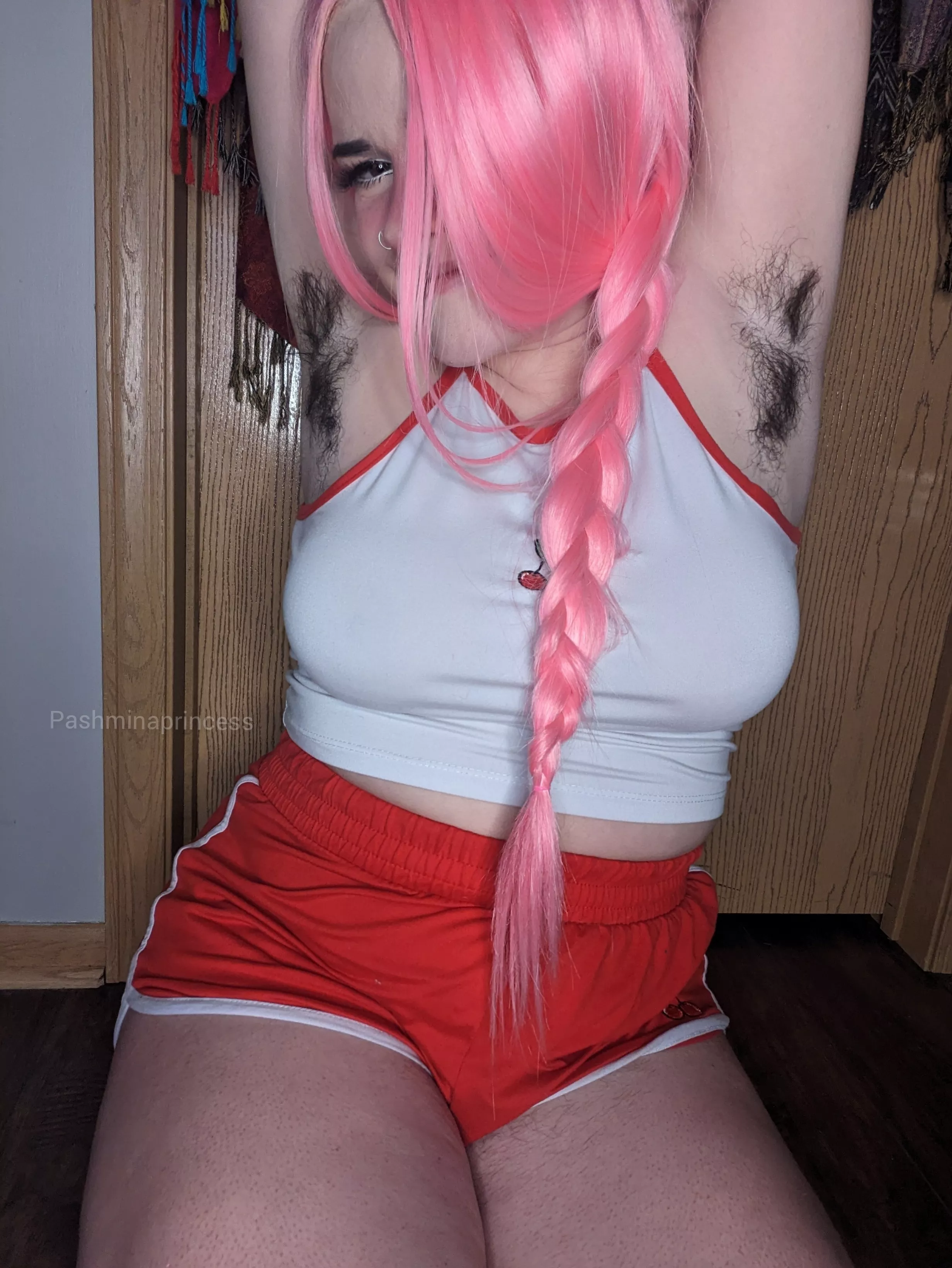 Lick me after my work out?