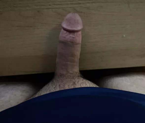 Making desk space for my cock