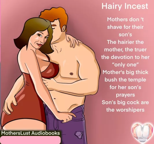 [Mother/Son Incest Art] Momcest Short Story - Mother's Hairy Incest