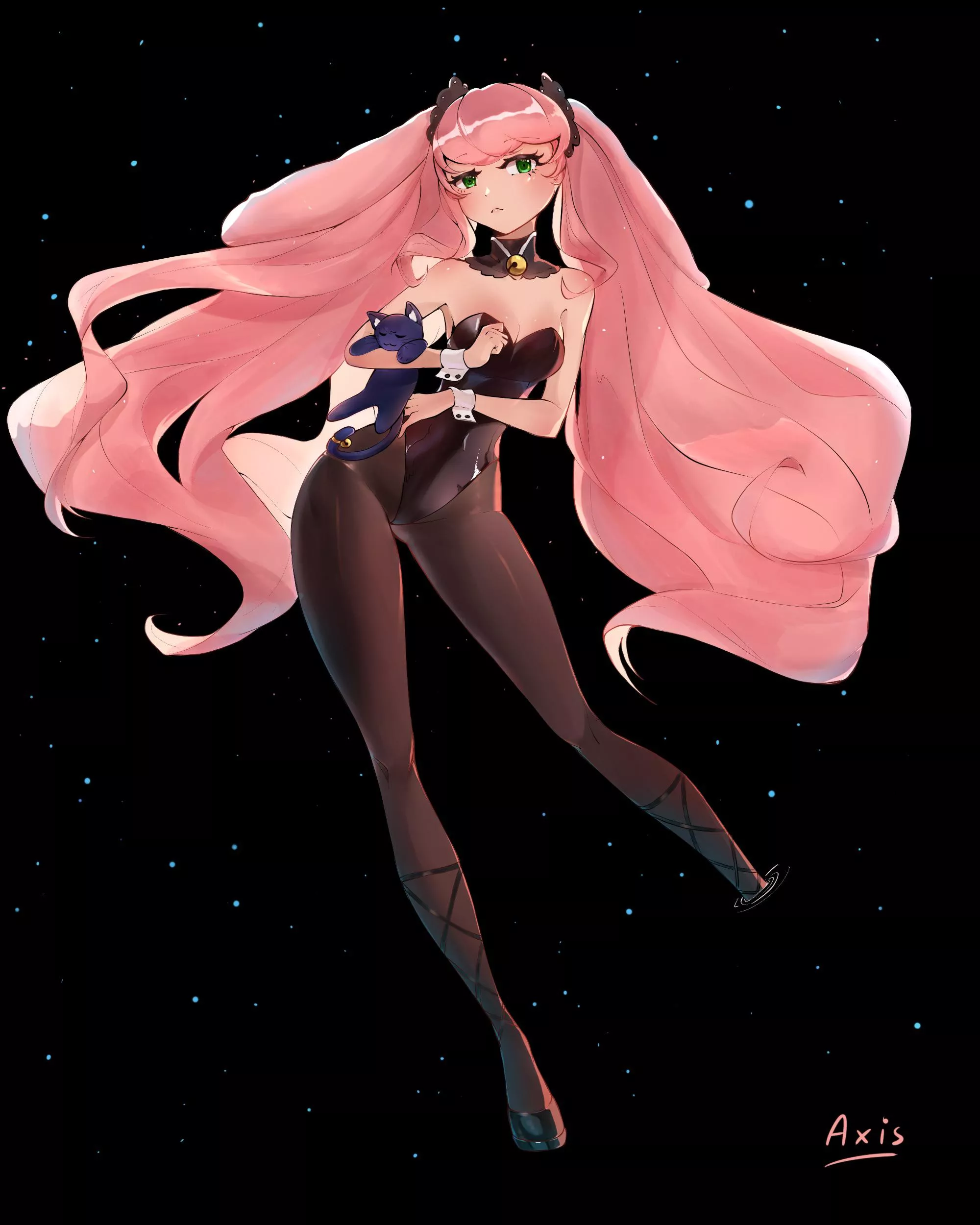 [OC] Bunny with her Kitty