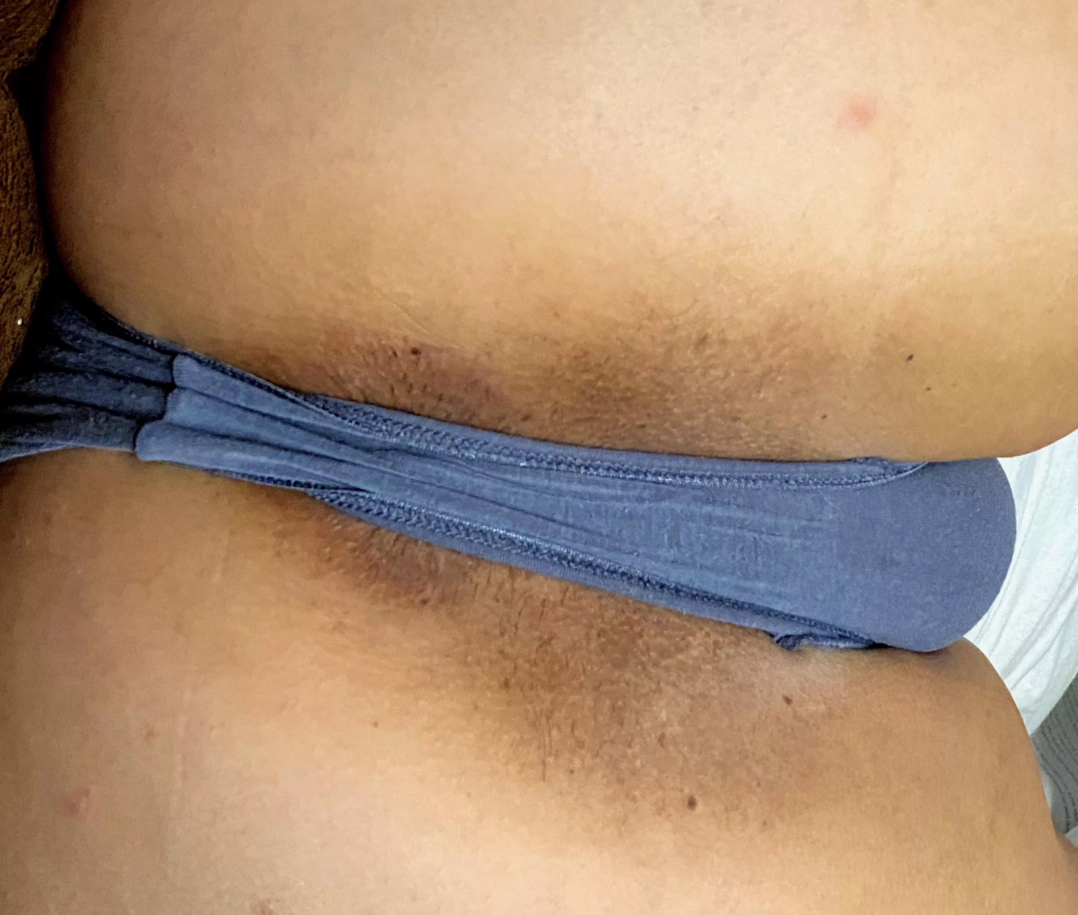 Pull them to the side and eat my holes