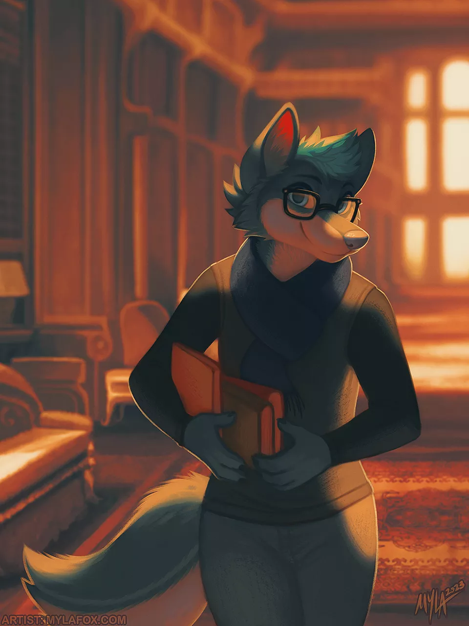 Trip to the Library [MylaFox]