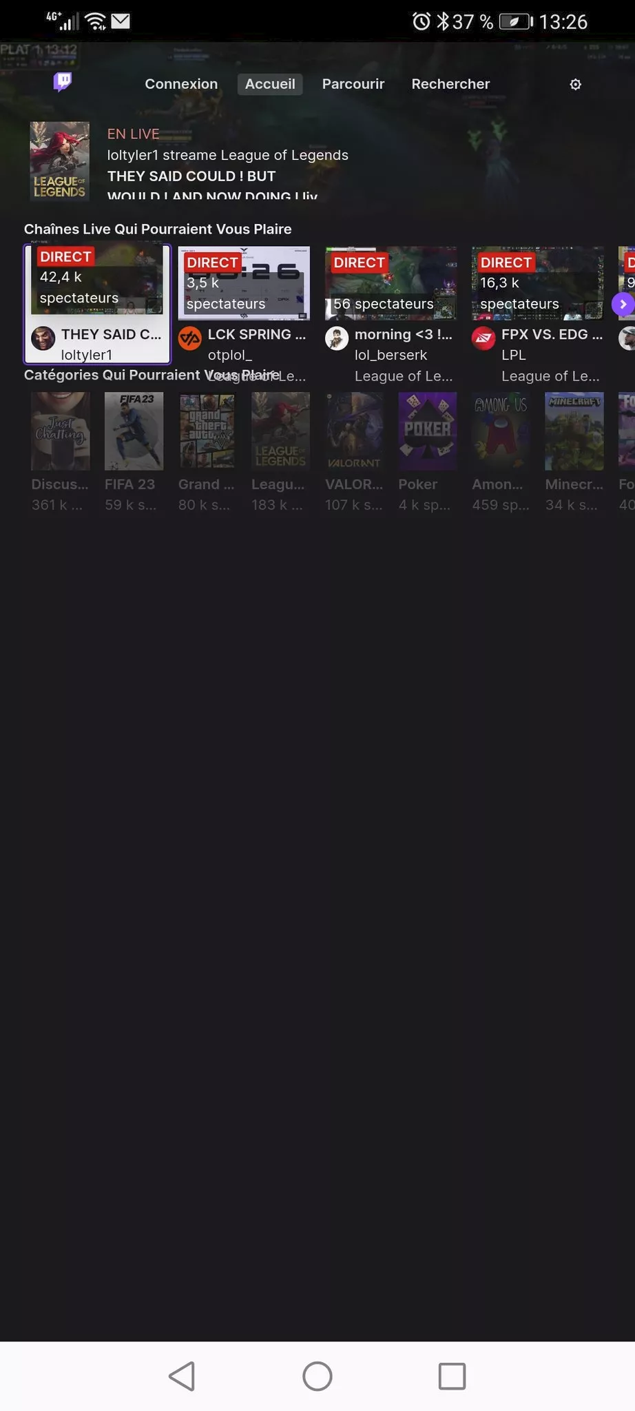 Why twitch android app UI is that small?