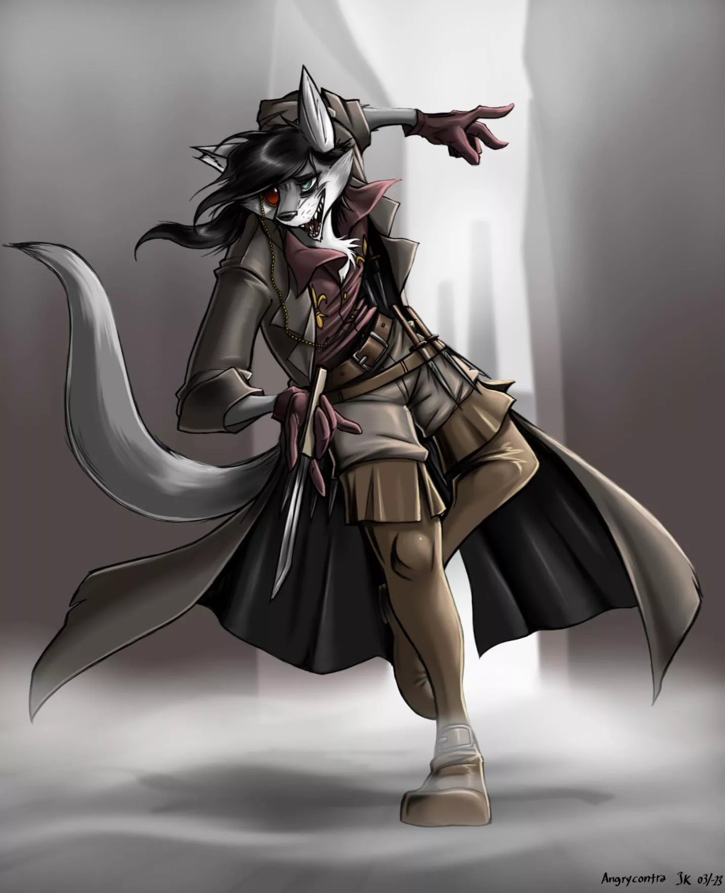 Wolf Thief/Assassin (art by Angrycontra)