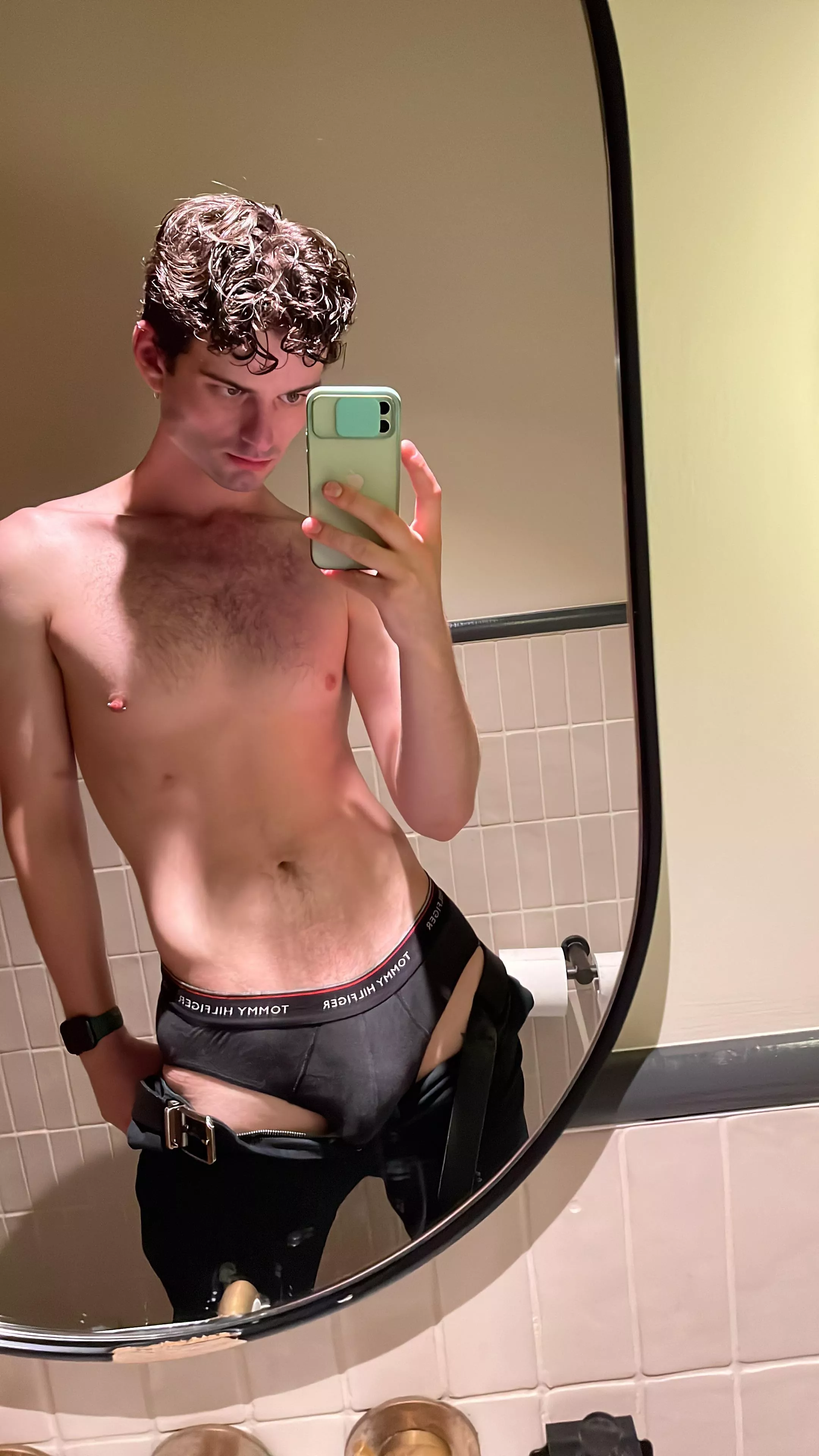 21, I was hot and sweaty after waiting tables